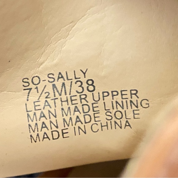 So-Sally Sole Society Tan Genuine Leather Open Toe Bootie Size 7.5 - Picture 12 of 14